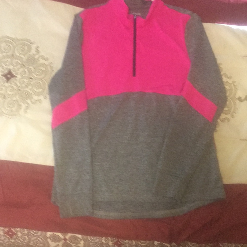 Work out pull over 3/4 zip